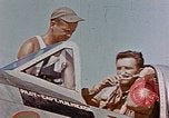 Image of P-47 pilots and crew chiefs of USAAC 57th Fighter Group Corsica France, 1944, second 5 stock footage video 65675051884