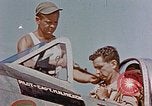 Image of P-47 pilots and crew chiefs of USAAC 57th Fighter Group Corsica France, 1944, second 6 stock footage video 65675051884