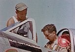 Image of P-47 pilots and crew chiefs of USAAC 57th Fighter Group Corsica France, 1944, second 8 stock footage video 65675051884