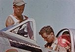 Image of P-47 pilots and crew chiefs of USAAC 57th Fighter Group Corsica France, 1944, second 10 stock footage video 65675051884