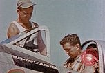Image of P-47 pilots and crew chiefs of USAAC 57th Fighter Group Corsica France, 1944, second 14 stock footage video 65675051884