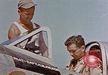 Image of P-47 pilots and crew chiefs of USAAC 57th Fighter Group Corsica France, 1944, second 16 stock footage video 65675051884