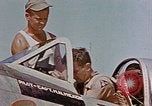 Image of P-47 pilots and crew chiefs of USAAC 57th Fighter Group Corsica France, 1944, second 18 stock footage video 65675051884