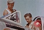 Image of P-47 pilots and crew chiefs of USAAC 57th Fighter Group Corsica France, 1944, second 19 stock footage video 65675051884