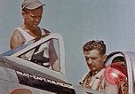 Image of P-47 pilots and crew chiefs of USAAC 57th Fighter Group Corsica France, 1944, second 20 stock footage video 65675051884