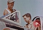 Image of P-47 pilots and crew chiefs of USAAC 57th Fighter Group Corsica France, 1944, second 21 stock footage video 65675051884
