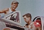 Image of P-47 pilots and crew chiefs of USAAC 57th Fighter Group Corsica France, 1944, second 22 stock footage video 65675051884