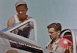 Image of P-47 pilots and crew chiefs of USAAC 57th Fighter Group Corsica France, 1944, second 25 stock footage video 65675051884