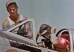 Image of P-47 pilots and crew chiefs of USAAC 57th Fighter Group Corsica France, 1944, second 28 stock footage video 65675051884