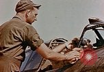 Image of P-47 pilots and crew chiefs of USAAC 57th Fighter Group Corsica France, 1944, second 34 stock footage video 65675051884