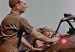 Image of P-47 pilots and crew chiefs of USAAC 57th Fighter Group Corsica France, 1944, second 40 stock footage video 65675051884