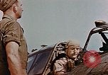 Image of P-47 pilots and crew chiefs of USAAC 57th Fighter Group Corsica France, 1944, second 42 stock footage video 65675051884