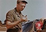 Image of P-47 pilots and crew chiefs of USAAC 57th Fighter Group Corsica France, 1944, second 52 stock footage video 65675051884