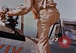 Image of P-47 pilots and crew chiefs of USAAC 57th Fighter Group Corsica France, 1944, second 61 stock footage video 65675051884