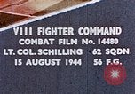Image of 56th Fighter Group Europe, 1944, second 1 stock footage video 65675051892
