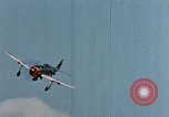 Image of P 47 aircraft of US Army Air Forces 57th Fighter Group Corsica France, 1944, second 5 stock footage video 65675051896