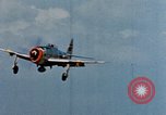 Image of P 47 aircraft of US Army Air Forces 57th Fighter Group Corsica France, 1944, second 8 stock footage video 65675051896