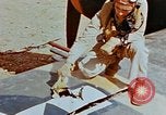 Image of P 47 aircraft of US Army Air Forces 57th Fighter Group Corsica France, 1944, second 23 stock footage video 65675051896