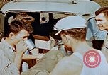 Image of P 47 aircraft of US Army Air Forces 57th Fighter Group Corsica France, 1944, second 41 stock footage video 65675051896