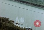 Image of barge in canal Italy, 1944, second 33 stock footage video 65675051898
