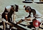 Image Construction d'Officer's Club à la base aérienne de Alto Corse France, 1944, de la seconde 19 séquences d'archives historiques vidéo 65675051899