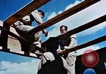 Image Construction d'Officer's Club à la base aérienne de Alto Corse France, 1944, de la seconde 33 séquences d'archives historiques vidéo 65675051899