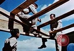 Image Construction d'Officer's Club à la base aérienne de Alto Corse France, 1944, de la seconde 35 séquences d'archives historiques vidéo 65675051899