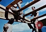 Image Construction d'Officer's Club à la base aérienne de Alto Corse France, 1944, de la seconde 38 séquences d'archives historiques vidéo 65675051899