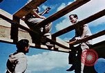 Image Construction d'Officer's Club à la base aérienne de Alto Corse France, 1944, de la seconde 39 séquences d'archives historiques vidéo 65675051899
