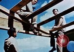 Image Construction d'Officer's Club à la base aérienne de Alto Corse France, 1944, de la seconde 43 séquences d'archives historiques vidéo 65675051899