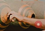 Image of loading bombs on B-52 aircraft in Vietnam War Guam, 1967, second 53 stock footage video 65675051905