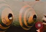 Image of loading bombs on B-52 aircraft in Vietnam War Guam, 1967, second 57 stock footage video 65675051905