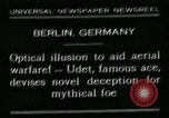 Image Aéronefs Berlin Allemagne, 1931, de la seconde 1 séquences d'archives historiques vidéo 65675051978