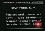 Image un économe machine New York City USA, 1931, de la seconde 8 séquences d'archives historiques vidéo 65675051979