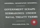 Image of submarine Philadelphia Pennsylvania USA, 1931, second 8 stock footage video 65675051982