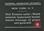 Image of Albert Einstein in United States New York City USA, 1931, second 5 stock footage video 65675051983