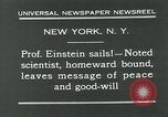 Image of Albert Einstein in United States New York City USA, 1931, second 9 stock footage video 65675051983