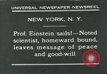 Image of Albert Einstein in United States New York City USA, 1931, second 10 stock footage video 65675051983