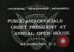 Standbild Präsident Herbert Hoover Washington DC USA, 1932, aus Sekunde 10 historischem Filmmaterial Videoclip 65675051985