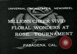 Standbild Blumenschmuck schwimmt Washington DC USA, 1932, aus Sekunde 1 historischem Filmmaterial Videoclip 65675051986