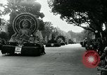 Standbild Blumenschmuck schwimmt Washington DC USA, 1932, aus Sekunde 23 historischem Filmmaterial Videoclip 65675051986