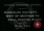 Immagine di Premier Mussolini Forli Italia, 1932, secondo 1 filmato di repertorio 65675051987