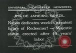Immagine di Cristo Redentore statua Rio de Janeiro in Brasile, 1932, secondo 7 filmato di repertorio 65675051989