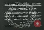 Immagine di Cristo Redentore statua Rio de Janeiro in Brasile, 1932, secondo 11 filmato di repertorio 65675051989