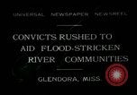Immagine di Prigionieri lotta flood Glendora Mississippi USA, 1932, secondo 1 filmato di repertorio 65675051990