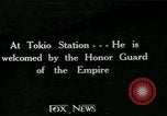 Image of French Marshal Joseph Joffre Yokohama Japan, 1919, second 38 stock footage video 65675051993