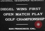 Standbild Leo Diegel San Francisco California USA, 1930, aus Sekunde 1 historischem Filmmaterial Videoclip 65675052006