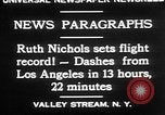 Standbild Ruth Nichols Valley Stream New York USA, 1930, aus Sekunde 9 historischem Filmmaterial Videoclip 65675052011