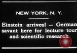 Image of Albert Einstein New York United States USA, 1930, second 1 stock footage video 65675052013