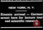 Image of Albert Einstein New York United States USA, 1930, second 3 stock footage video 65675052013